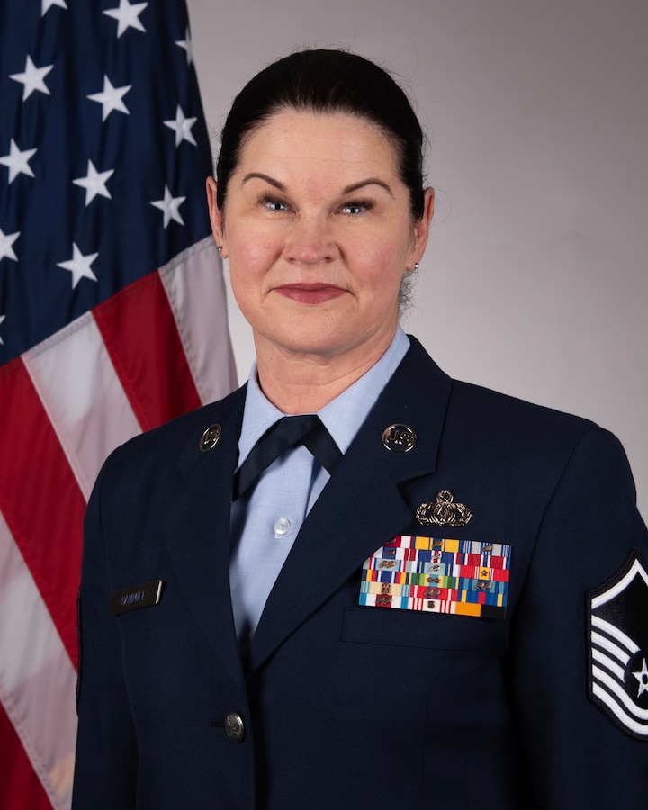 MSgt Kristen Hammiel service dress photo