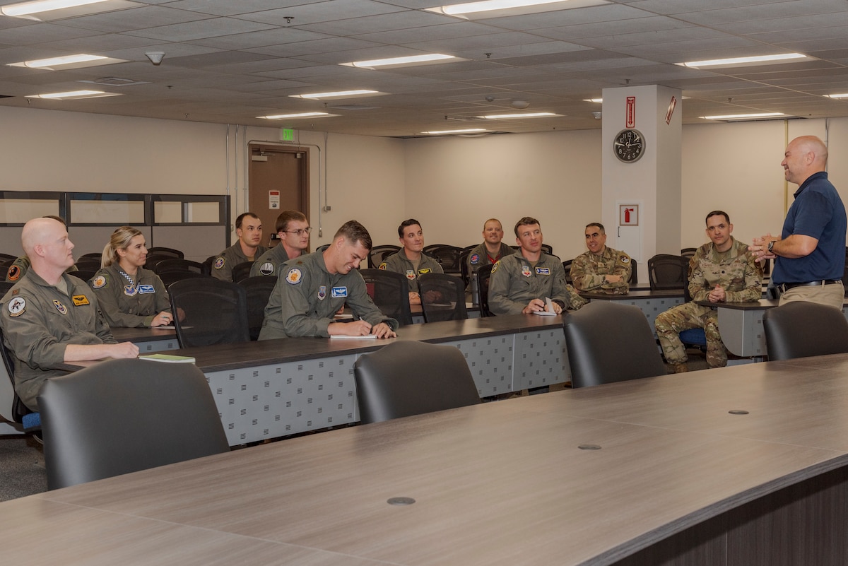 Active-duty aircrews train alongside members of the Reserve Hypersonics Team at Edwards Air Force Base, California in September 2023. The team is the first "bullpen" prototype to launch that delivers IMA talent to support active duty and AFRC priorities to meet the nation's most critical needs. (courtesy photo)