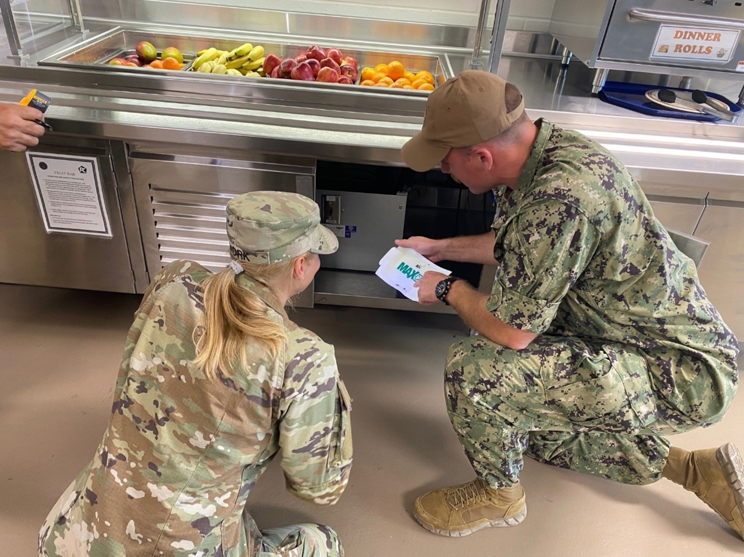 Navy Lt. Thomas McGlynn, of Navy Entomology Center of Excellence, trains Army Capt. Melissa Work, of Army Public Health Command East, and her team on insect surveillance at Naval Station Guantanamo Bay, January 17, 2024, providing mission critical entomological training and to search for the presence of Ae. vittatus, a newly introduced mosquito species and possible carrier of Yellow Fever. (U.S. Navy photo by James Butler, CIV)