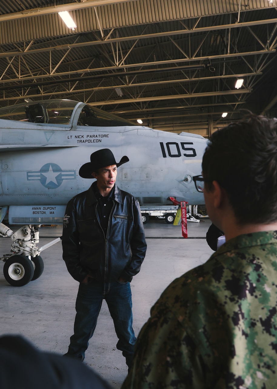 VFA-37 ‘Ragin’ Bulls’ Host Professional Bull Riders, Recognized with Sport’s ‘Be Cowboy’ Award