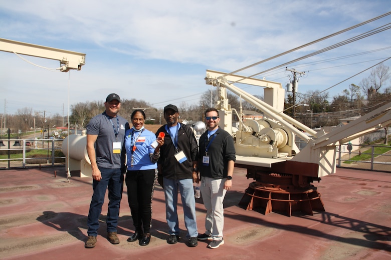 VICKSBURG, Miss. – The U.S. Army Corps of Engineers (USACE) Vicksburg District partnered with Inland River Ports and Terminals to host a We Work the Waterways event on Feb. 15 at The Jesse Brent Lower Mississippi River Museum. 

The event is an immersive interaction day to educate high school students in the area on the importance of waterborne transportation and the diversity of career pathways available on the waterways. We Work the Waterways brings the industry to the students; through education, hands-on learning, and engaging with maritime representatives. 

Over 200 students in the 11th and 12th grade had the opportunity to hear from Vicksburg District River Operations representatives Chris Simms, Gerald Bland and Bert Turcotte how a survey vessel is used to perform channel condition surveys for river navigation. Students from five high schools in Mississippi attended the event.