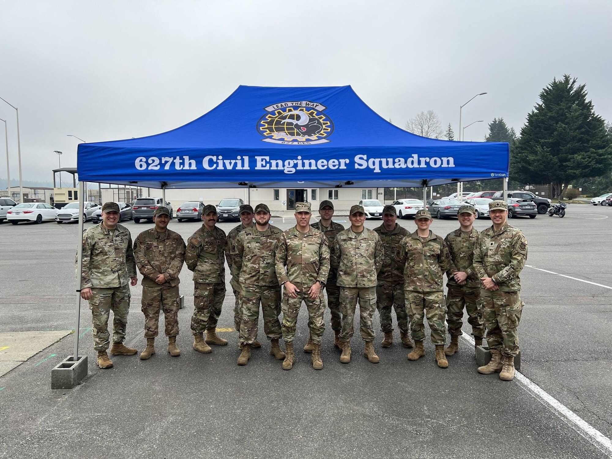 USAFEC command team tours joint installation