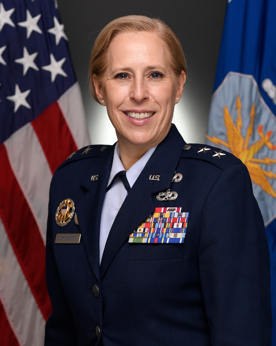 portrait of Maj Gen Vanessa Dornhoeffer