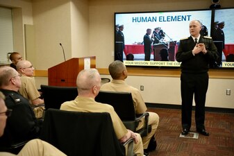 The Professional Naval Chaplaincy Executive Board meets at the Pentagon.