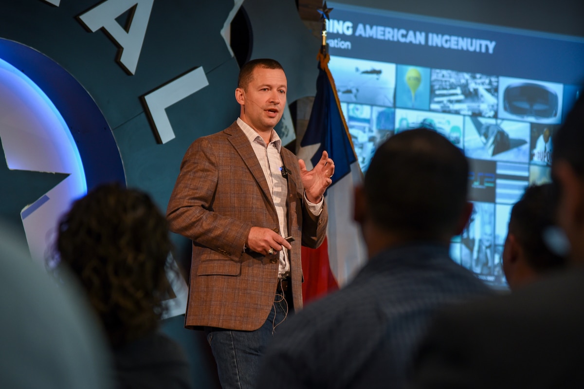 AFWERX Director and Chief Commercialization Officer for the Department of the Air Force Col. Elliott Leigh will deliver a keynote speech at South by Southwest titled, “Chasing Innovation: Lessons Learned,” March 8 at noon Central Standard Time.
