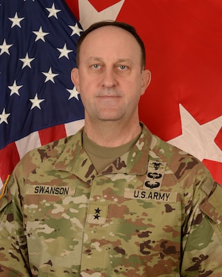 Maj. Gen. Justin M. Swanson, 377th TSC Commanding General