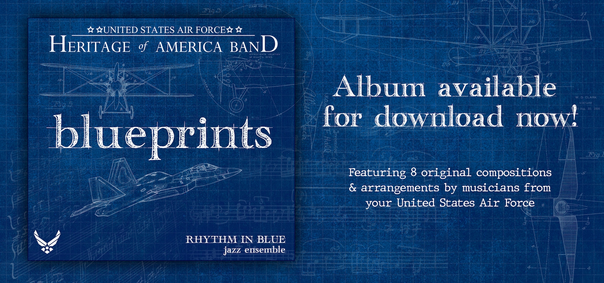 Rhythm in Blue's newest album Blueprints is available for download
