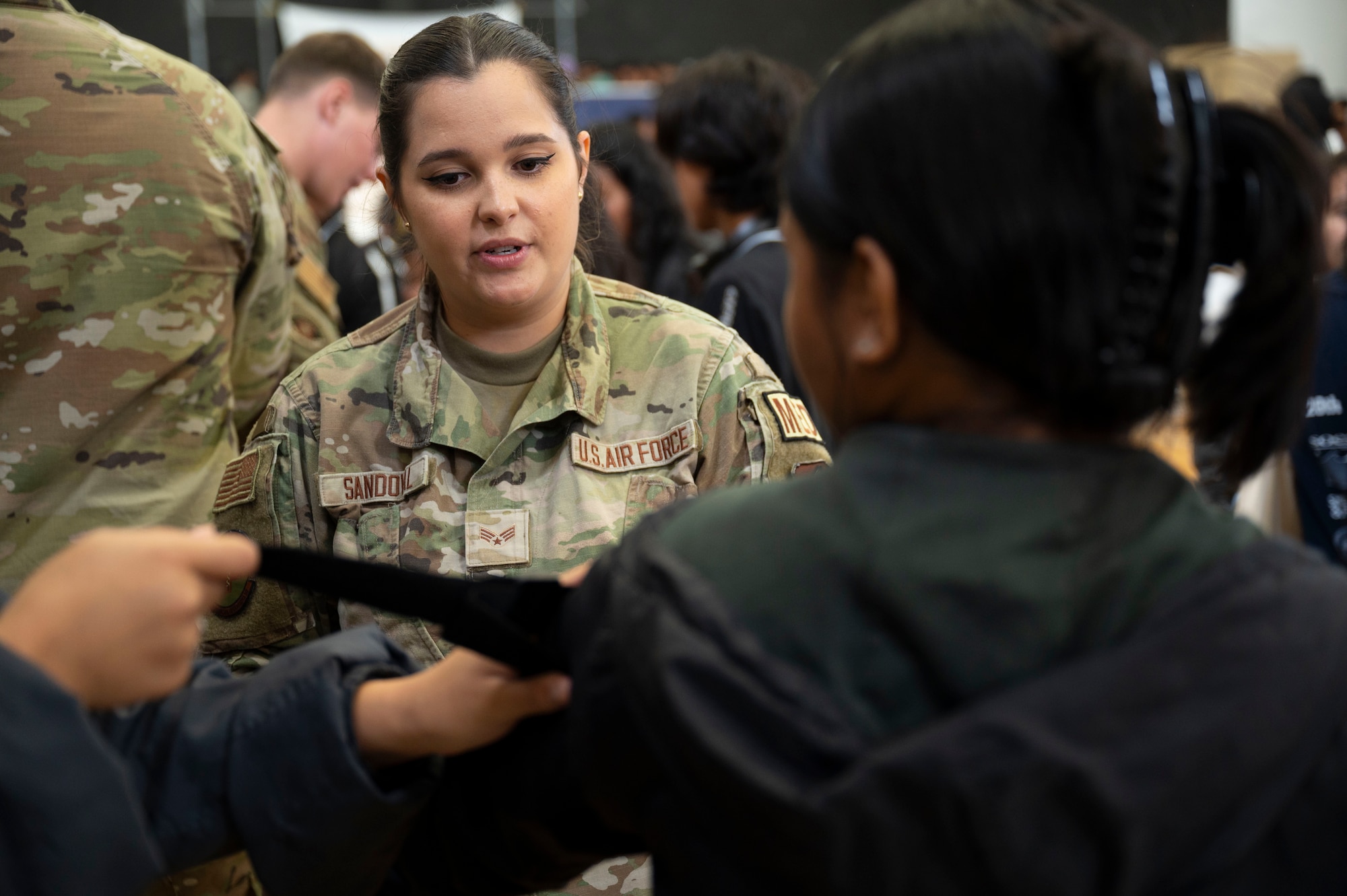 Airmen Demonstrate Diverse Military Career Opportunities at Health Fair on Andersen Air Force Base