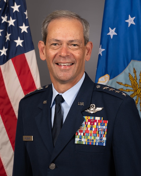This is the official photo of Gen. Kenneth S. Wilsbach.