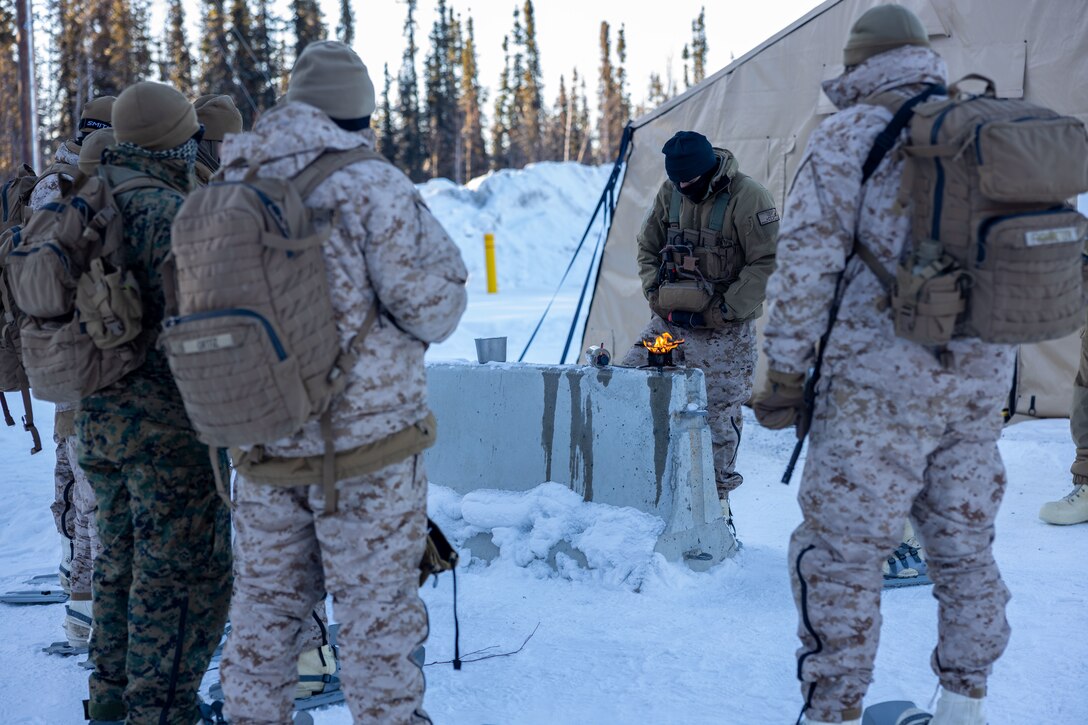 ARCTIC EDGE 2024: Fox 2/14 Marines conduct cold weather training