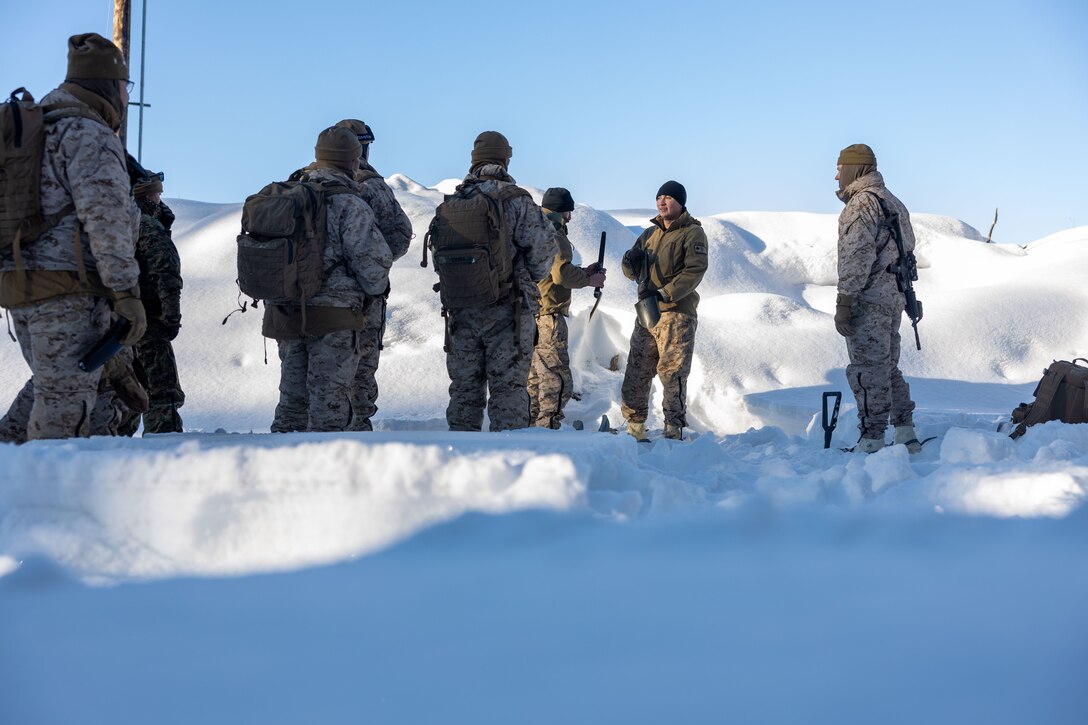 ARCTIC EDGE 2024: Fox 2/14 Marines conduct cold weather training