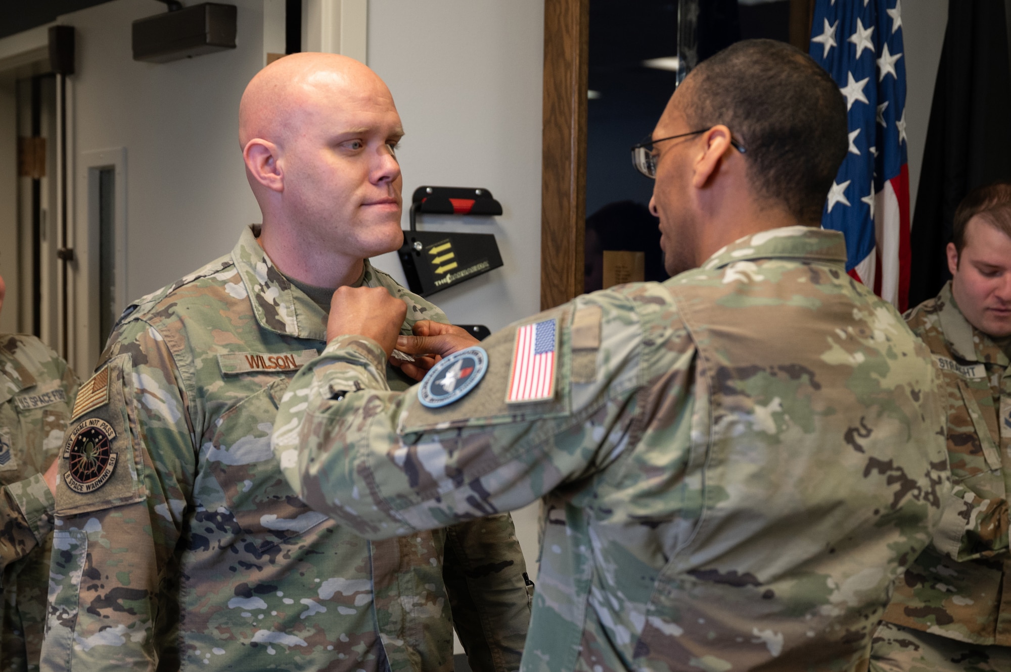 Two men in U.S. Air Force uniforms.