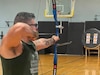 Courtesy Photo | (Photo courtesy Sergio Calderon Diaz) Sgt. Sergio Calderon Diaz at archery practice before leaving for Pacific Trials in Hawaii.