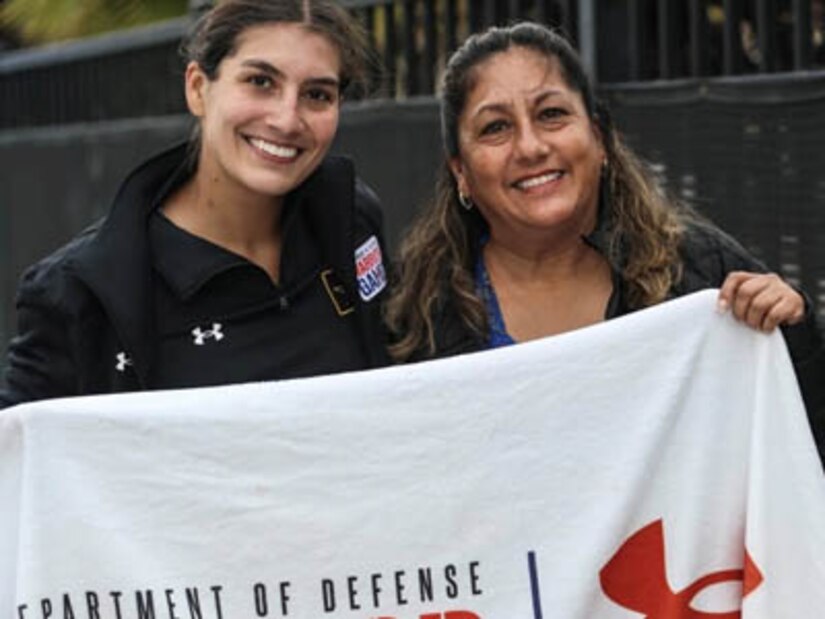 Photo By MaryTherese Griffin | Army Capt. In June, Anna Walker and her mom, Cynthia, at the 2023 Department of Defense Warrior Games Challenge in San Diego, California. “I'm so proud of Anna. Given her condition, I’m amazed at her energy to do what she does. She won’t give up.” – Cynthia Walker.