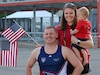 Courtesy Photo | (Photo courtesy Erin Blakley) Ret. Army Specialist Gerald Blakley with his wife Erin and son Milo at the 2023 Invictus Games in Düsseldorf, Germany.