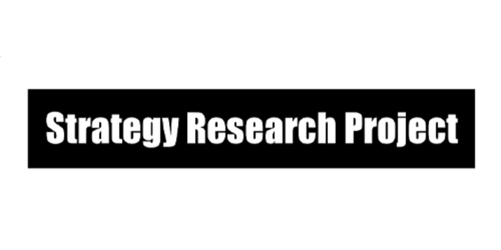 Strategy Research Project Thumbnail