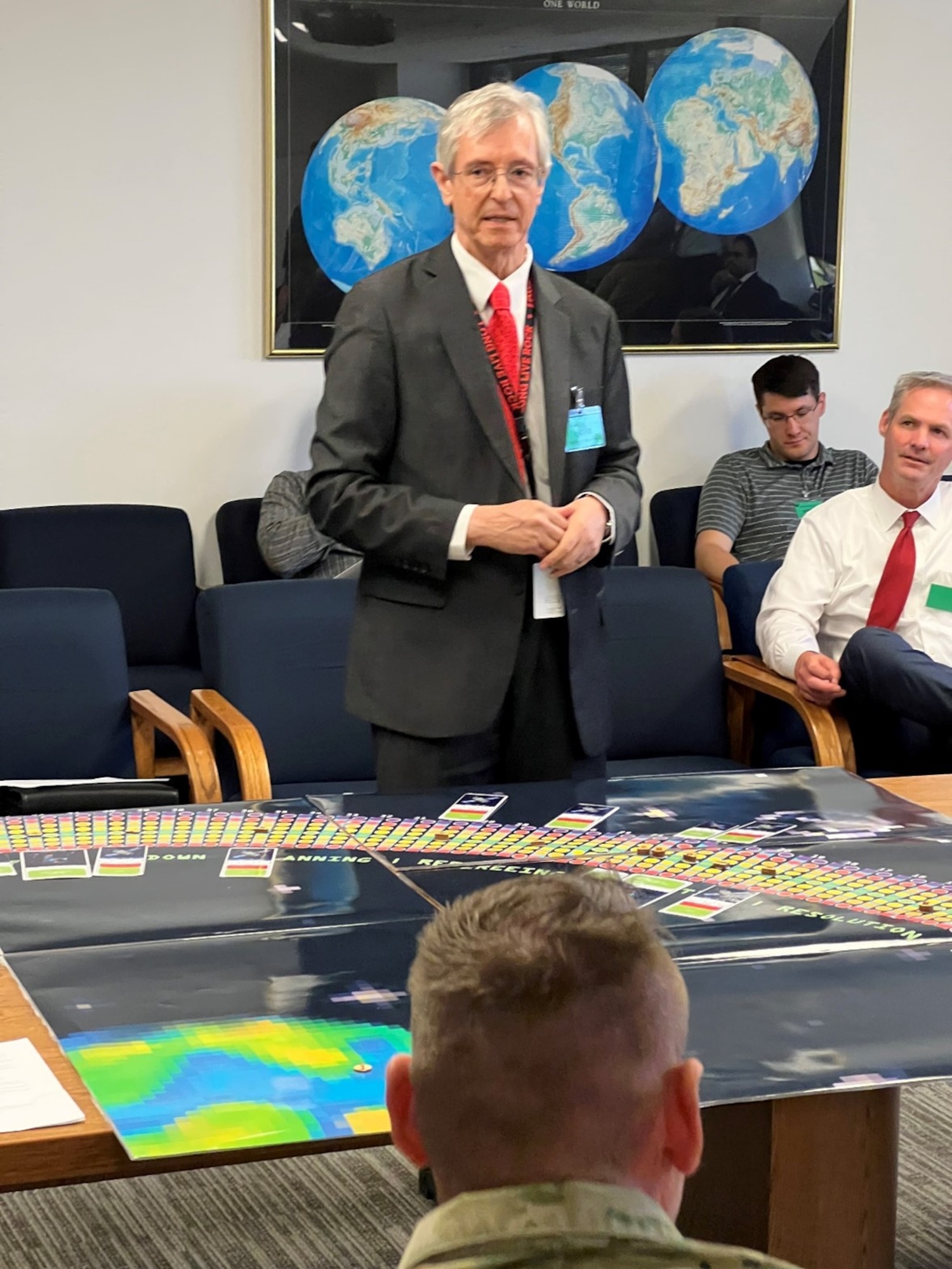 Space Mobility and Logistic subject matter expert, Dr. John Mayberry, Aerospace Corporation, is among the participants in Space Systems Command’s Parallax Rising 2.2 Tabletop Exercise.