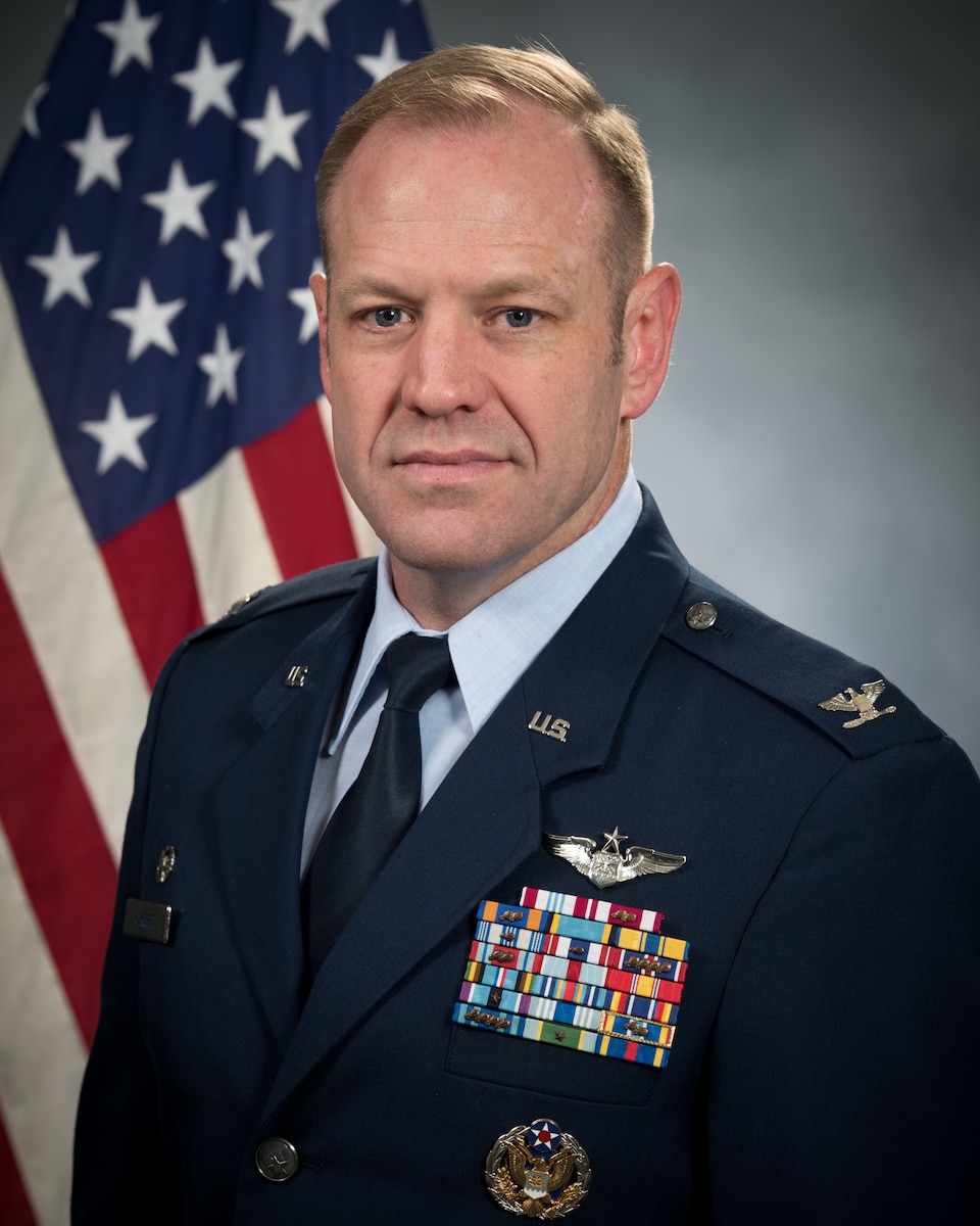 Official Photo.  Colonel Robert E. (Bobby) O’Keefe is the Commandant and Dean of the School of Advanced Air and Space Studies, Air University, Maxwell Air Force Base, Alabama.