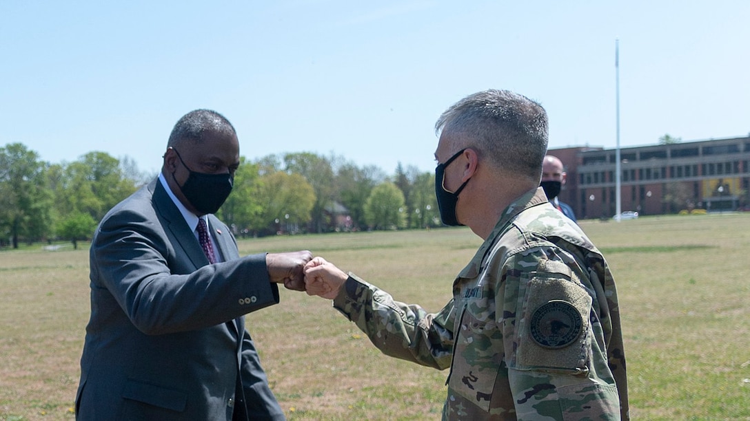 Grateful for the discussion with SecDef Lloyd D. Austin on how U.S. Cyber Command and NSA address persistent threats in cyberspace in our Nation's defense. I had the honor of showing him real-world operations conducted by one of our cyber National Mission Teams.