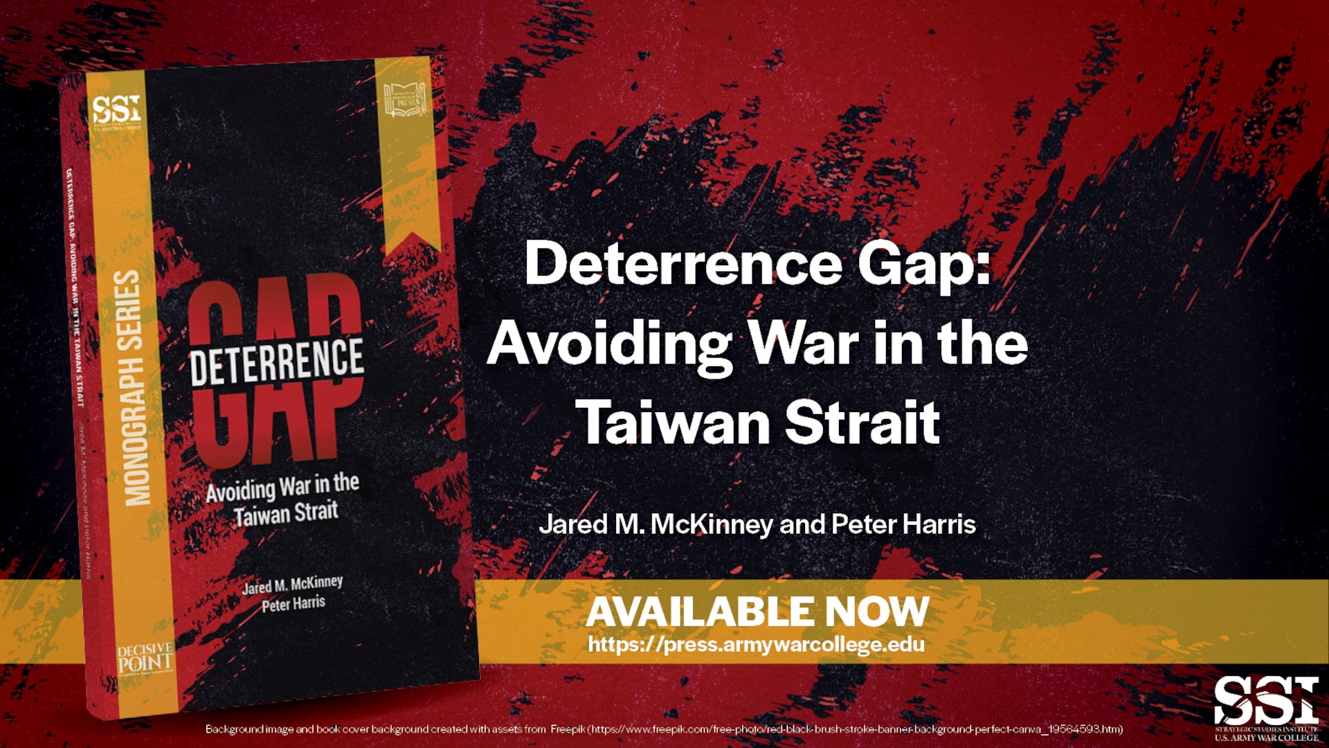 The likelihood China will attack Taiwan in the next decade is high and will continue to be so, unless Taipei and Washington take urgent steps to restore deterrence across the Taiwan Strait. This monograph introduces the concept of interlocking deterrents, explains why deterrents lose their potency with the passage of time, and provides concrete recommendations for how Taiwan, the United States, and other regional powers can develop multiple, interlocking deterrents that will ensure Taiwanese security in the short and longer terms. By joining deterrence theory with an empirical analysis of Taiwanese, Chinese, and US policies, the monograph provides US military and policy practitioners new insights into ways to deter the People’s Republic of China from invading Taiwan without relying exclusively on the threat of great-power war.
Jared M. McKinney and Peter Harris
Keywords
Taiwan, China, deterrence, cross-strait relations, Indo-Pacific, East Asia, US foreign policy, international security
 
Disciplines
Defense and Security Studies
 
https://press.armywarcollege.edu/monographs/964