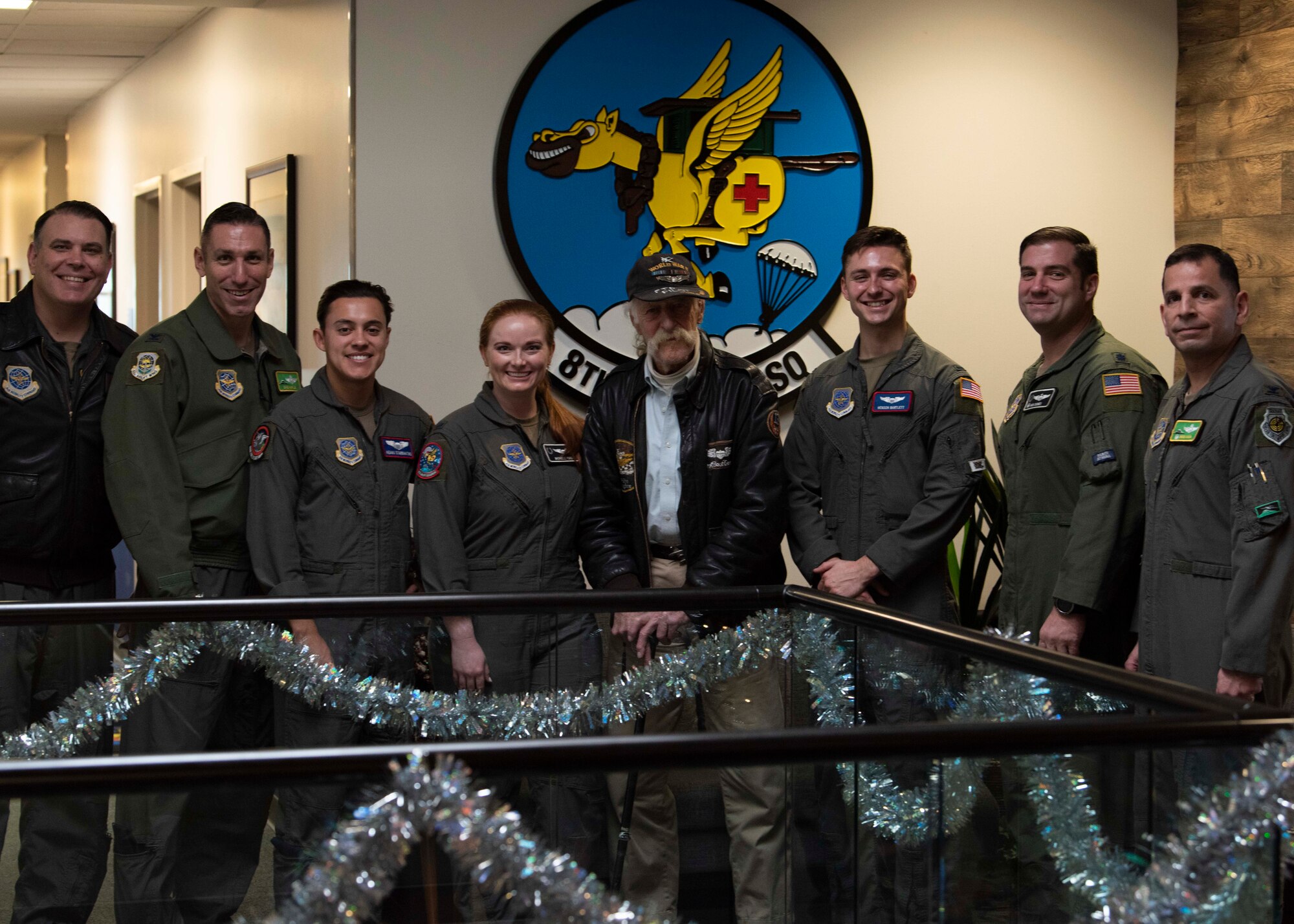 WWII veteran visits JBLM.