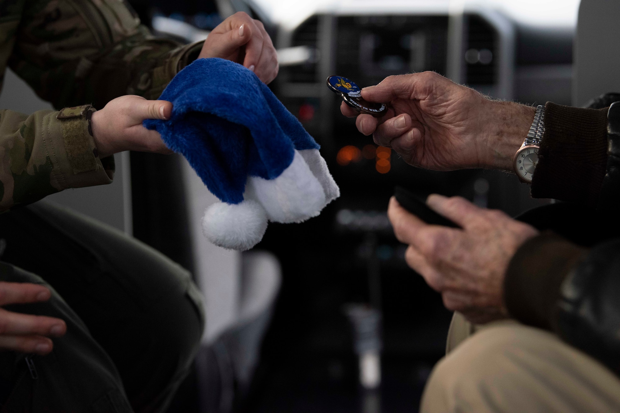 WWII veteran visits JBLM.