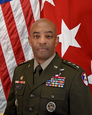 LTG Sean A. Gainey, commanding general, U.S. Army Space and Missile Defense Command, and commander, Joint Functional Component Command for Integrated Missile Defense, 8"x10"x300dpi