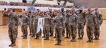 Maj. Gen. Rodney Boyd, Assistant Adjutant General – Army, and Commander of the Illinois Army National Guard, thanks the families of the Soldiers in the 1863rd Finance Management Support Detachment during a mobilization ceremony at the Northwest Armory in Chicago Jan. 5.