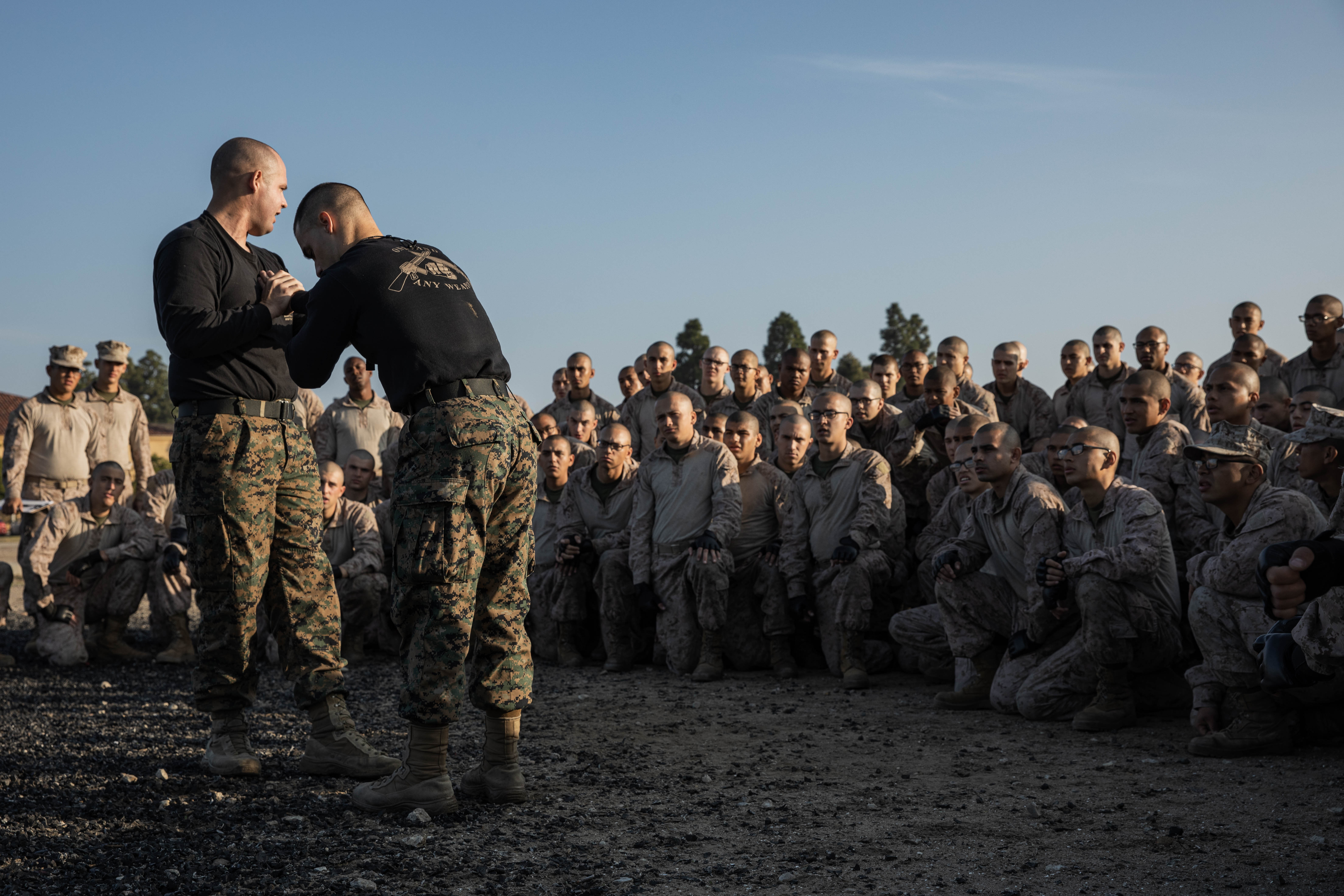 Echo Company Marine Corps Martial Arts Training