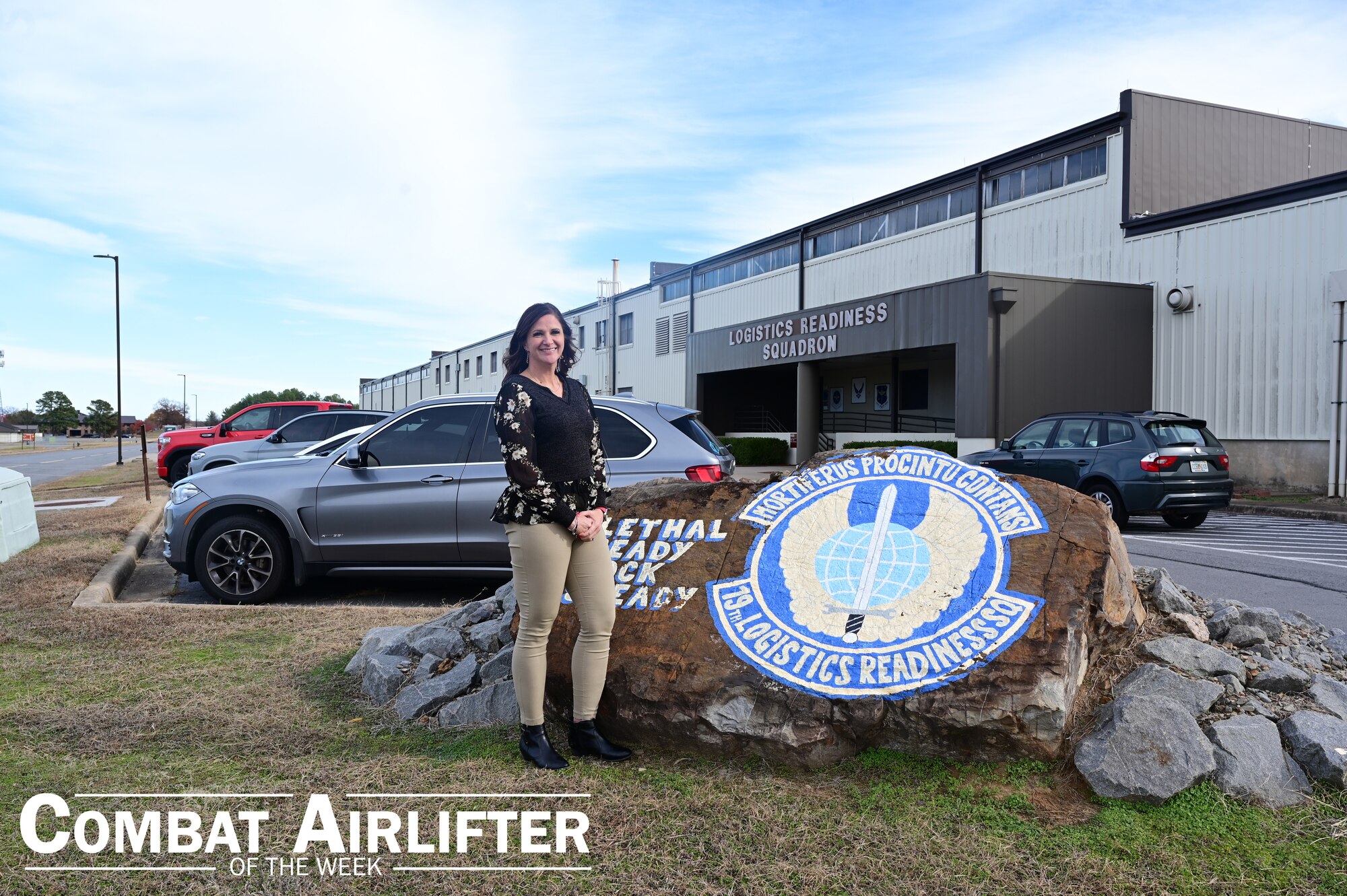Celina Schilling, 19th Logistics Readiness Squadron unit deployment manager, is selected as Combat Airlifter of the Week
