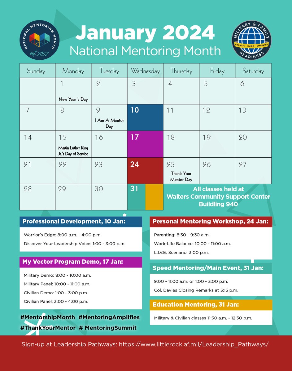TLR celebrates National Mentoring Month > Little Rock Air Force Base