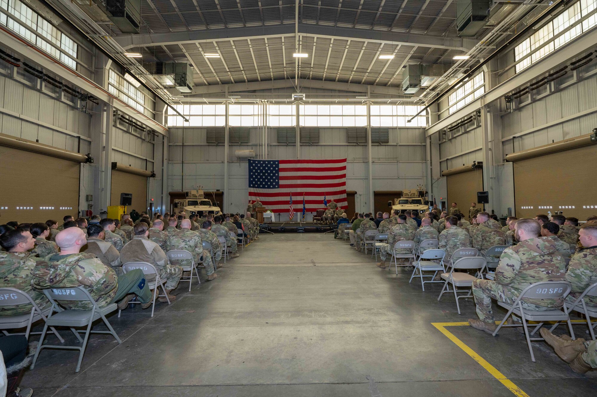 Change of command ceremony