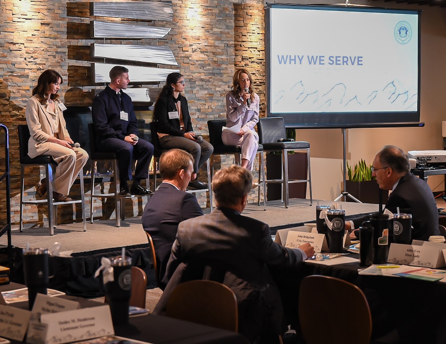 Leading the symposium's first panel, Cox was joined by Capt. Landon Tholen, Samantha Archer, and Ruby Vejar, who brought diverse perspectives to the table, illuminating the motivations propelling the youth's dedication to service and volunteerism.