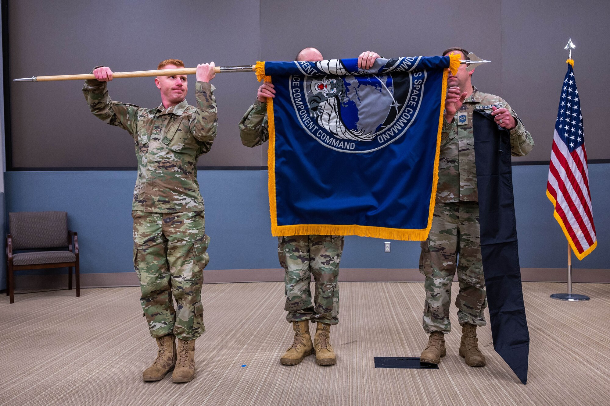 Ceremony recognizes C/JFSCC designation, deactivates CFSCC, JTF-SD