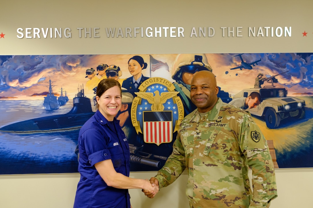 U.S. Coast Guard Rear Adm. Amy Grable, assistant commandant for engineering and logistics, visits Defense Logistics Agency Troop Support on January 8, 2024, in Philadelphia for a site visit and tour. DLA Troop Support provides more than $19 billion in support to 51,000 global customers through a network of 3,700 suppliers, delivering optimal, global supply chain solutions with a focus on world-class performance and strong partnerships in support of national defense, humanitarian assistance and disaster relief.