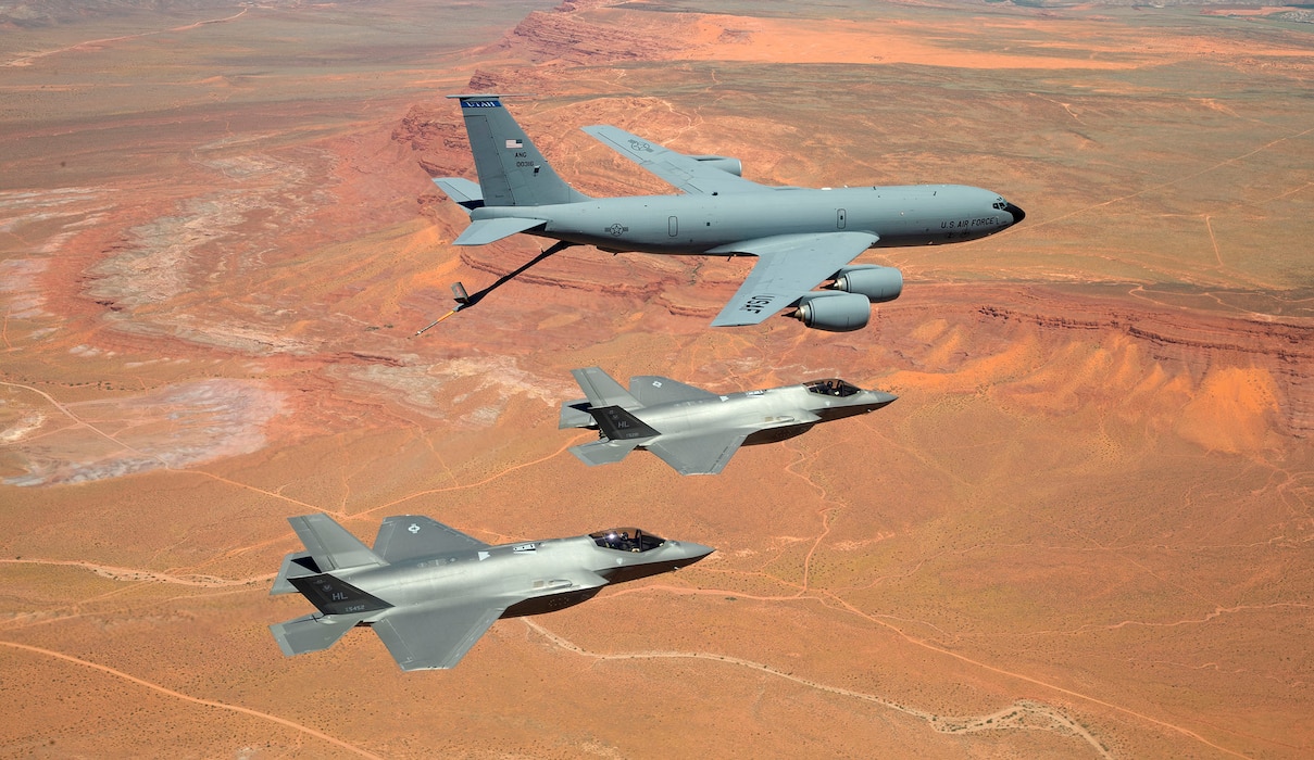 Ariel shot of KC135