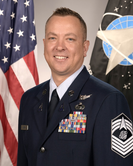 Chief Master Sgt. Caleb Lloyd, Space Operations Command Senior Enlisted Leader