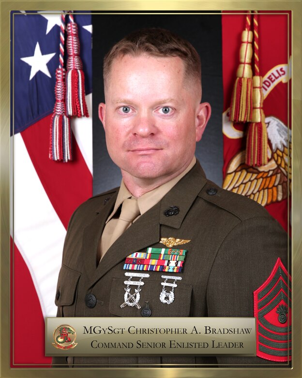 Master Gunnery Sergeant Christopher A. Bradshaw > 1st Marine Aircraft Wing > Biography