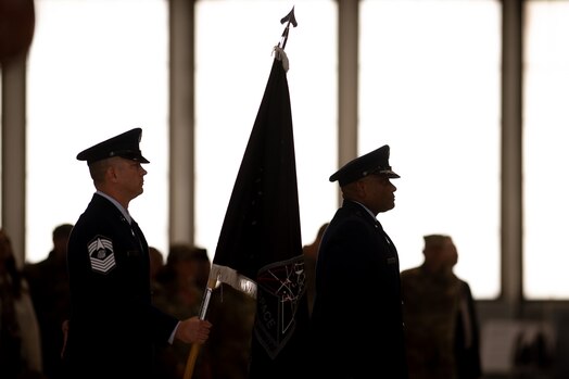  The U.S. Space Force’s Space Operations Command held a change of command ceremony in front of a formation SpOC Guardians from various organizations at Peterson Space Force Base, Colo., Jan. 9, where Lt. Gen. Stephen Whiting relinquished command to Lt. Gen. David N. Miller Jr. SpOC’s mission is to protect America and our Allies in, from, and to space… now and into the future.