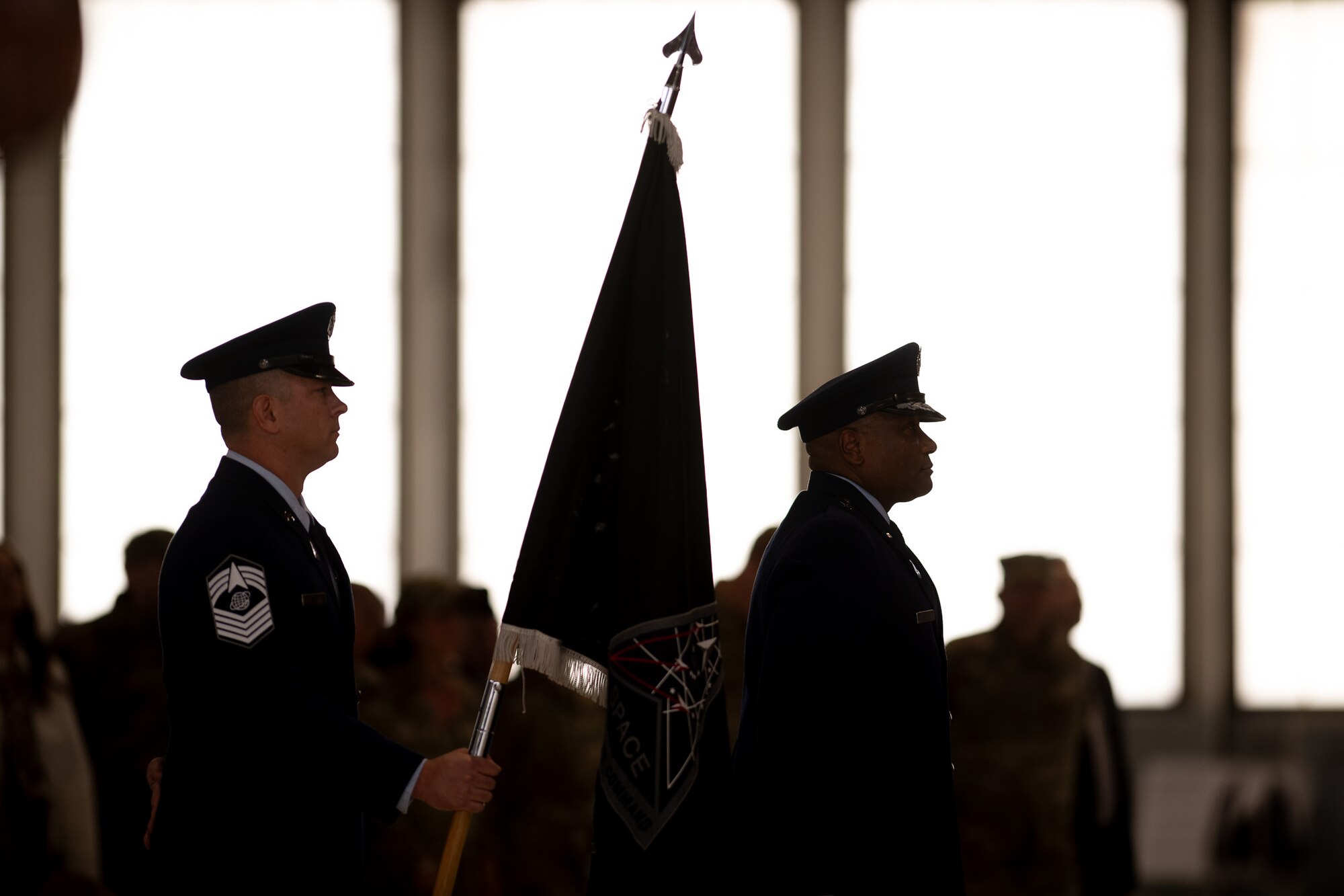 The U.S. Space Force’s Space Operations Command held a change of command ceremony in front of a formation SpOC Guardians from various organizations at Peterson Space Force Base, Colo., Jan. 9, where Lt. Gen. Stephen Whiting relinquished command to Lt. Gen. David N. Miller Jr. SpOC’s mission is to protect America and our Allies in, from, and to space… now and into the future.