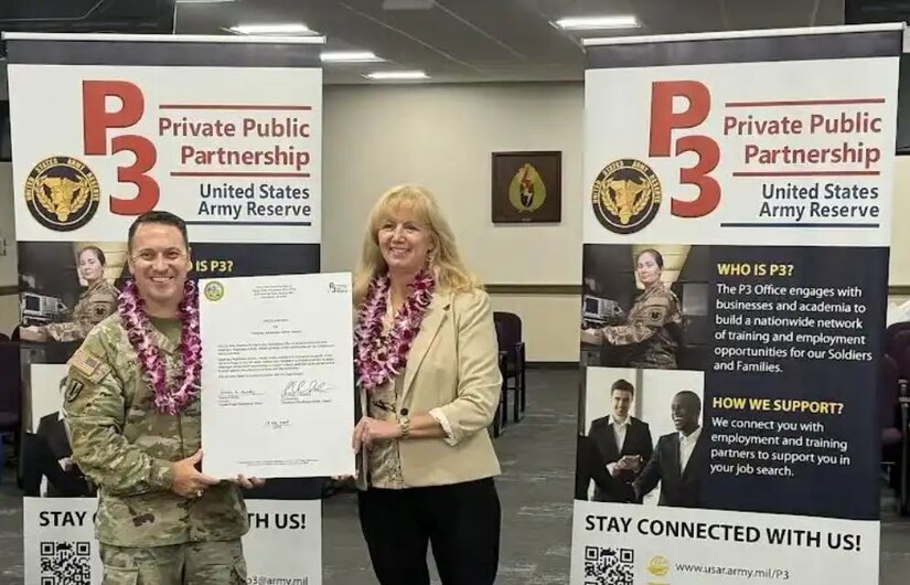 Garrison Hawaii and Army Reserve cement partnership with proclamation signing