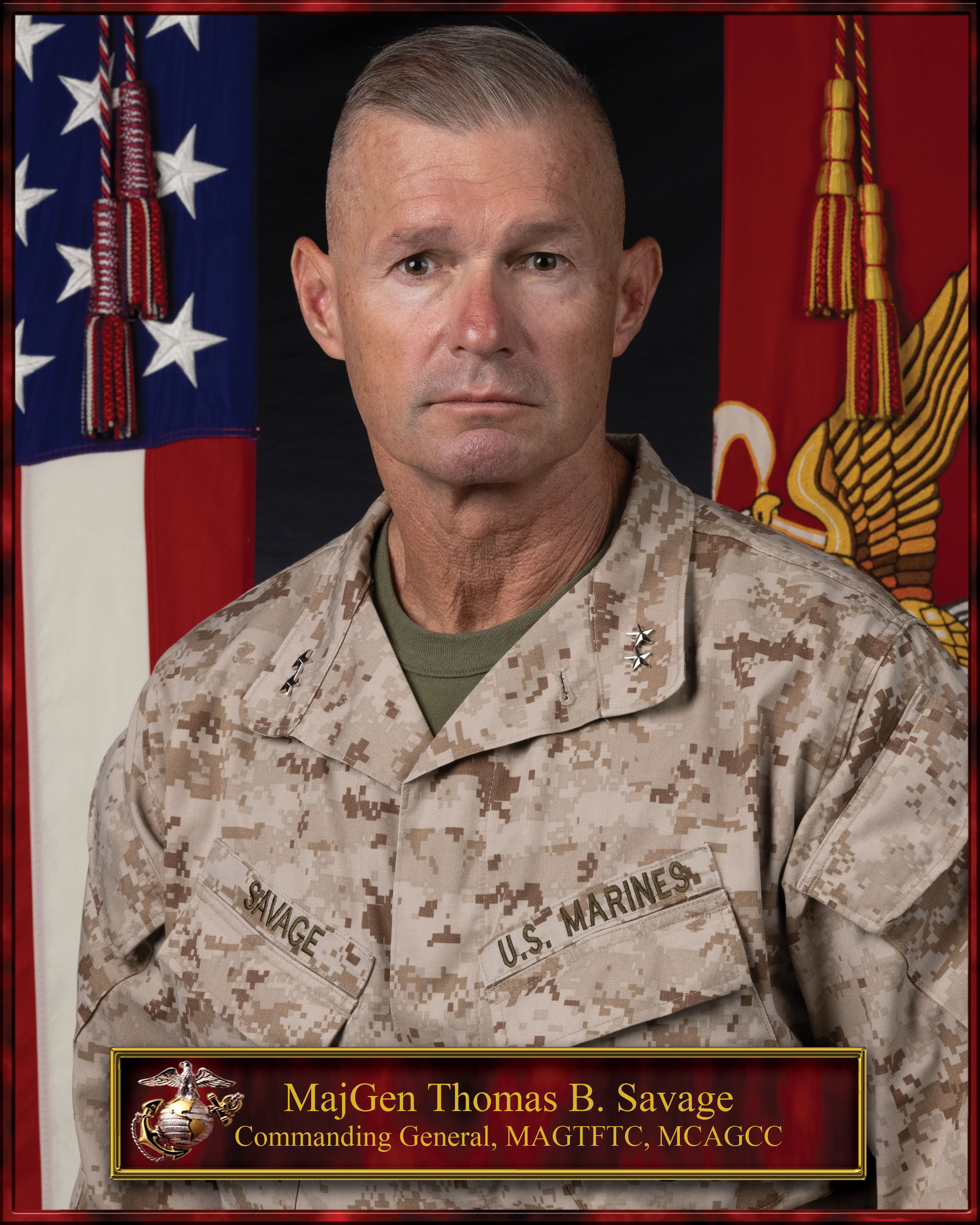 Major general thomas b savage marine corps air ground combat center