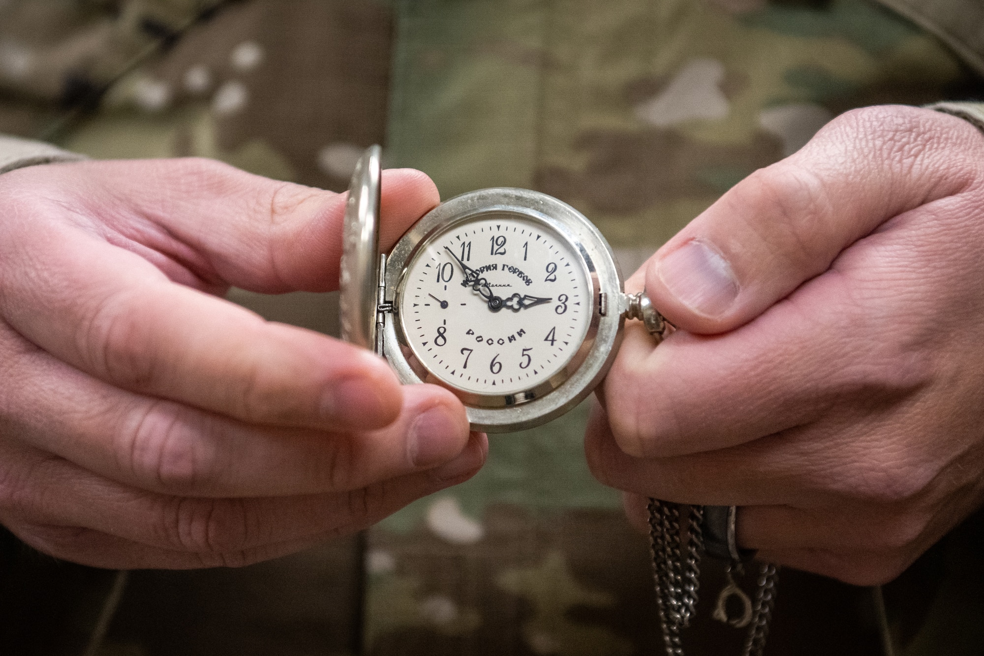 Pletcher has a passion for history and strives to preserve his family’s story. (U.S. Air Force photo by Senior Airman Zachary Foster)