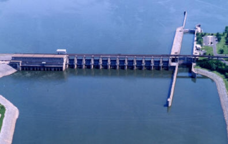 Barkley Navigation Lock aerial view