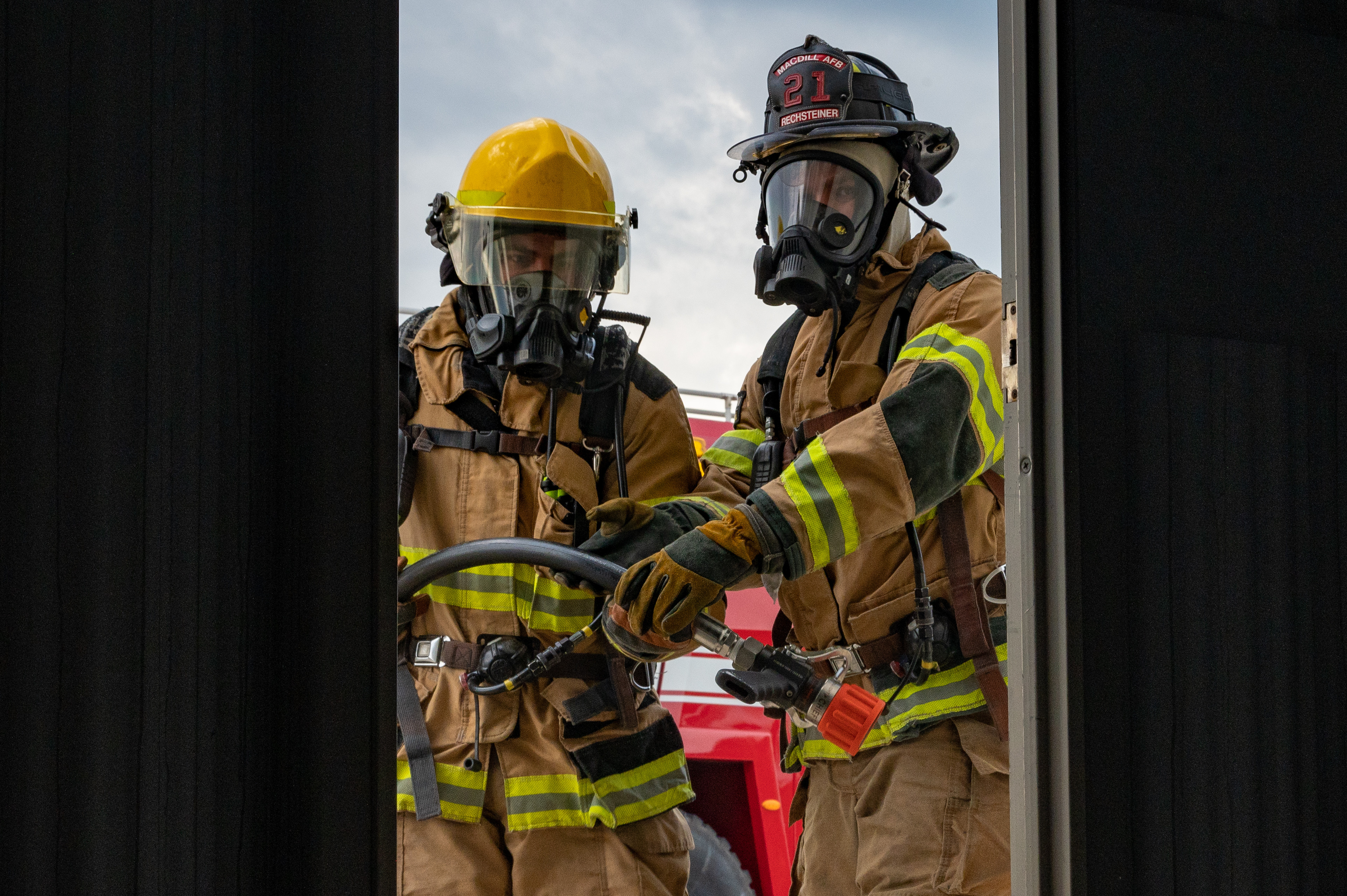 Rapid shop fire gear
