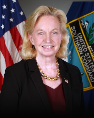 Official bio photo of Amb. Sarah-Ann Lynch, Civilian Deputy to the Commander, U.S. Southern Command