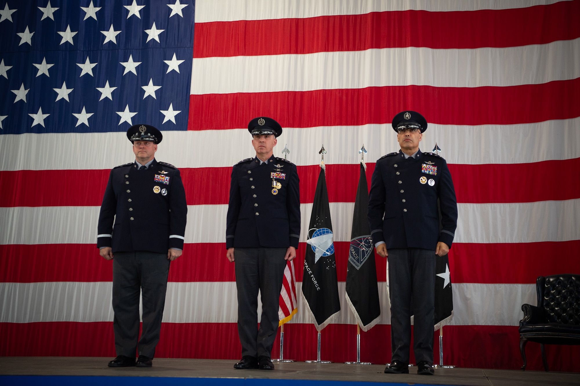 The U.S. Space Force’s Space Operations Command held a change of command ceremony at Peterson Space Force Base, Colo., Jan. 9, where Lt. Gen. Stephen Whiting relinquished command to Lt. Gen. David N. Miller Jr.
