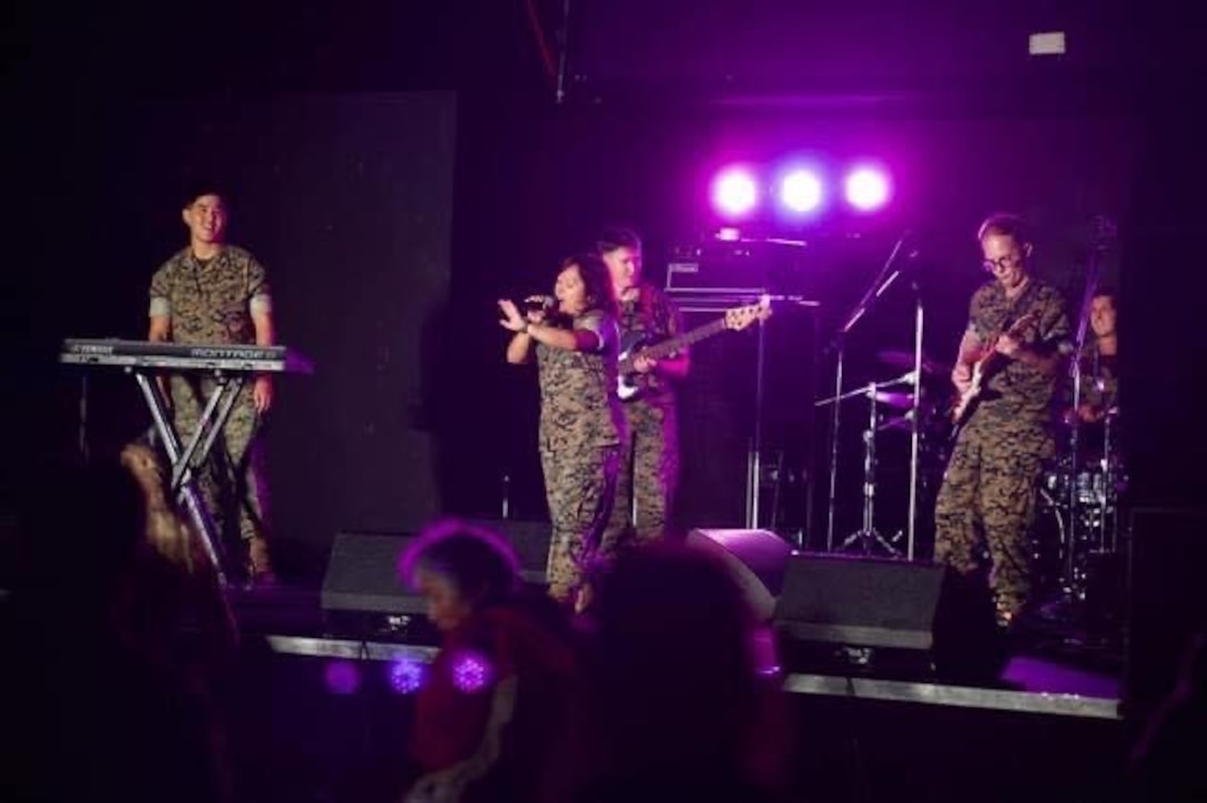 Marines from the III Marine Expeditionary Band Popular Music Group, Ceremonial Band, and Brass Band spent the weekend performing alongside local artists for the Annual Camp Fuji Friendship Festival, where the base was opened to the public to share in festivities and strengthen the Japan-U.S. Alliance. While aboard Camp Fuji, the Marines also spent time teaching and performing with students of Gotemba Nishi Junior High School West.
