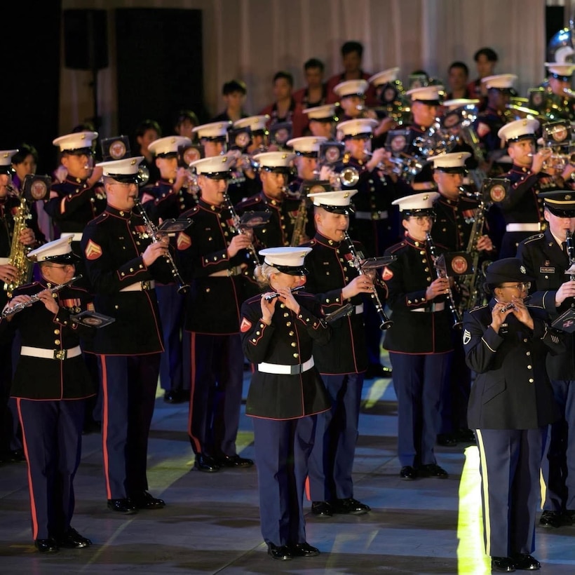The III MEF Band was invited to perform in the annual Japan Self-Defense Force Marching Festival at the iconic Nippon Budokan! We’re grateful to continually participate each year alongside our partners and allies, especially through the universal language of music.