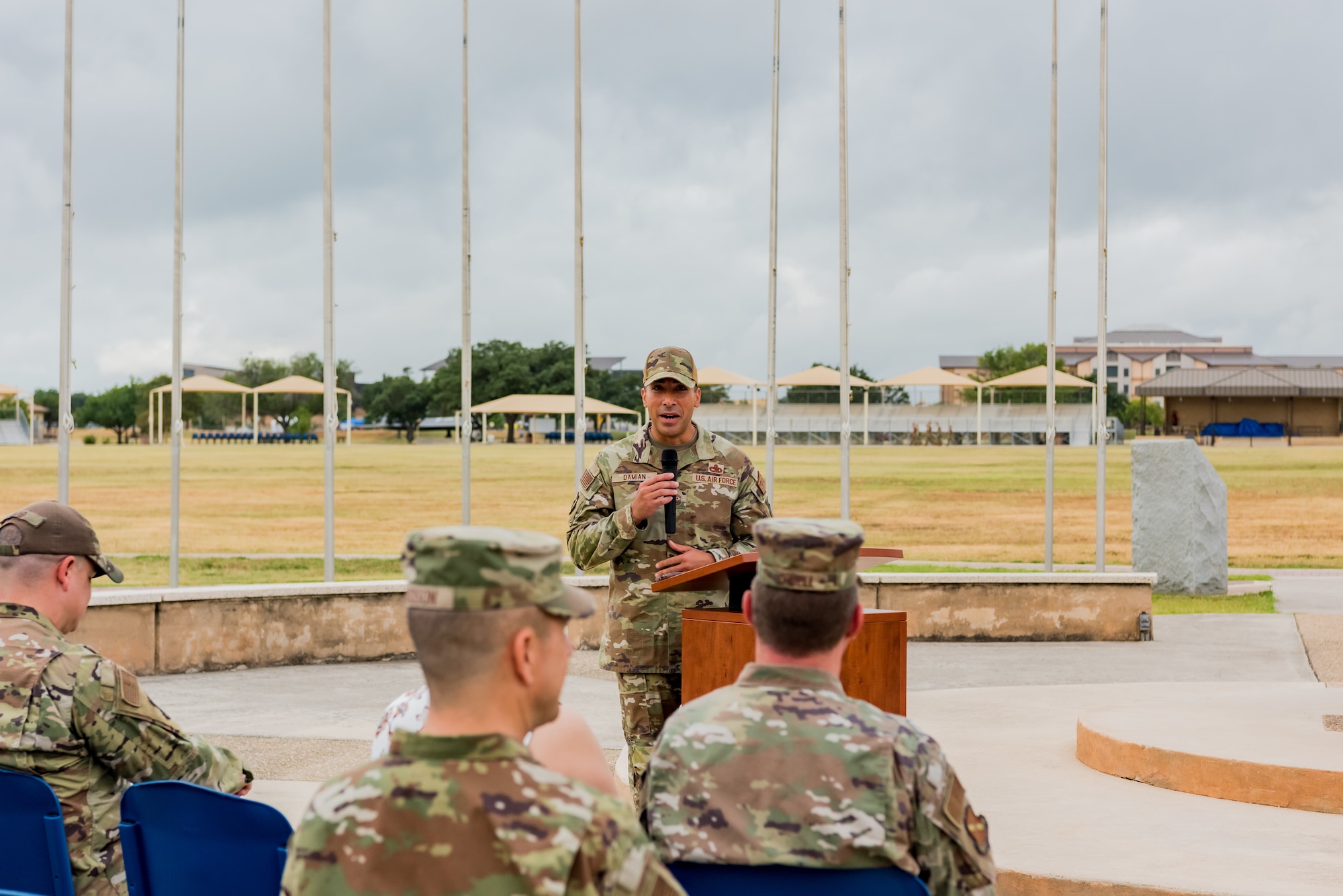 Chief Master Sgt. Carlos F. Damian, 37th Training Wing Command Chief